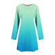 thumbnail image 4 of mfyjkho Vestidos de fiesta para mujer, Vestido tipo jersey estampado de manga corta y cuello redondo para mujer Vestidos largos para mujer s, 4 of 5