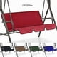 thumbnail image 1 of Swing Seat Canopy Cover 3-seater Outdoor Garden Terrace Waterproof Courtyard Suspension Multi-color, 1 of 5