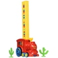 thumbnail image 1 of Domino Train Schylling con 80 fichas de dominó y accesorios, 1 of 5