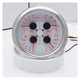 thumbnail image 4 of 4 In 1 Fuel Level Gauge Water Temperature Oil Pressure Voltage Multifunction Gauge Or Sensor For Car Boat RV Camper ,Compact & Sturdy, 4 of 7