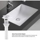 thumbnail image 4 of Tapón de desagüe con rebosadero con agujero de desbordamiento, lavabo, grifo emergente para llenado y drenaje, baño blanco, tapón de drenaje de baño de níquel JFHHH pequeña, 4 of 5