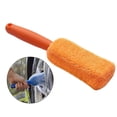 thumbnail image 4 of Cepillo de microfibra para llanta de rueda, multiusos, portátil, reutilizable, suave, para detalles de neumáticos, cepillo de limpieza para motores, SUV, guardabarros, rejillas de Naranja Yotijar cepillo para llantas, 4 of 7