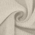 thumbnail image 4 of ClodeEU Women's Cardigan Sweaters ,Long Sleeve Knit Open Front Jacket,Lightweight Sweater With Pockets White,Womens Plus M, 4 of 6