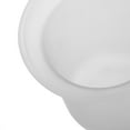 thumbnail image 6 of Vosarea Frosted Glass Toilet Brush Holder with Wall Mount, White Bathroom Accessory Cup, 4.44x4.44x4.28in, 6 of 10