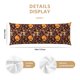 thumbnail image 3 of Balery Woodland Creatures Floral Funda Protectora para Almohada Corporal de Algodón Hipoalergénico con Cierre(55 x 21 pulgadas), Almohadas No Incluidas, 3 of 7