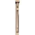 thumbnail image 2 of Ekena Millwork 3 1/2"W x 20"D x 32"H Olympic Block Smooth Bracket w/ Offset Brace, Douglas Fir, 2 of 25
