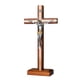 thumbnail image 1 of Crucifijo de pared KUXBET Cruz de pie de Jesucristo católico de 25 cm, 1 of 9