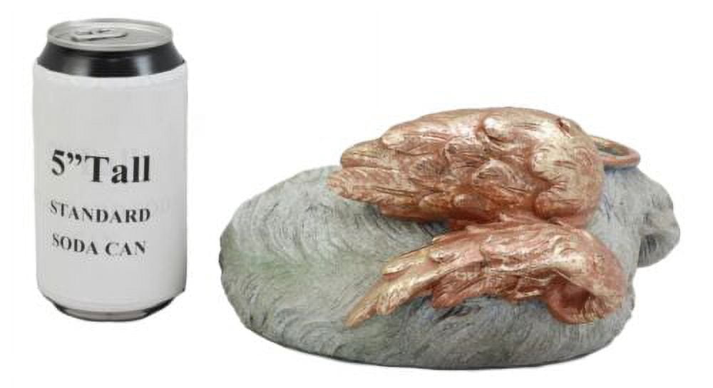 Heavenly Halo Angel Dog Urn Statue 8"L Pet Memorial All Dogs Go To Heaven
