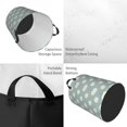 thumbnail image 4 of LNWH Laundry Basket, Bloom Daisy Flowers Pattern Foldable Laundry Hamper With Handles Waterproof, Medium, 4 of 8