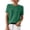Green, variant on Oversized Sweaters for Women Solid Color Casual Crew Neck Knit Tops Loose Short Sleeve Sweater Blend Knitwear