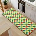 thumbnail image 5 of Multi Color Checkerboard Checkered Pattern Kitchen Rug Mat,Kitchen Runner Rugs Non Skid Washable,Decorative Kitchen Floor Mats for Kitchen,Sink,Laundry,17"x47.2", 5 of 7