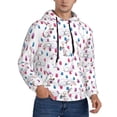 thumbnail image 2 of Haiem Rabbit Eating Patterned Men's Hoodie with Kangaroo Pocket - Ideal Pullover Sweatshirt for Daily Wear, Travel, and Home-3X-Large, 2 of 7