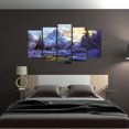 thumbnail image 3 of 5 Pcs Peinture Diamant Montagne Enneigée DIY, 3 of 3