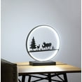 thumbnail image 4 of Noaman 12.75" Deer Family LED Black Table Lamp, Matte Black Metal Desk Light with Integrated 12W Bulb, 11.75"L x 3.75"W x 12.75"H, Fully Assembled for Home/Office, 4 of 4