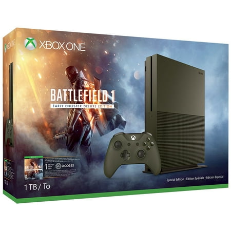 Xbox One S 1TB Console – Battlefield 1 Special Edition (Best Xbox One Bundles Uk)