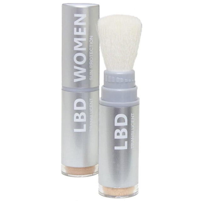 La Bella Donna Natural Mineral Protector solar en polvo resistente al agua SPF 50 para mujer con exclusivo cepillo dispensador de sistema Dial | NO NANO | NO QUÍMICO | REEF SAFE - 5 g (ligero a medio)