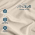 thumbnail image 5 of Bare Home Pillowcase Set - Premium 1800 Collection - Double Brushed - Ultra Soft - Standard Size, Sand, 2 Count, 5 of 8