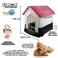 thumbnail image 2 of Casa Térmica para Mascotas KE WOOW abatible chica Color Rojo Casa térmica colapsable, 2 of 11