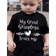 thumbnail image 1 of Camiseta de verano para niño "Mi bisabuela me quiere": bonita e informal, de manga corta, de algodón transpirable., 1 of 7