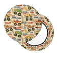 thumbnail image 2 of KLL Animal Truck Round Bar Chair Cushion Cover 12 inch ,Bar Stool Protector with Elastic, Soft Washable, 2 of 6