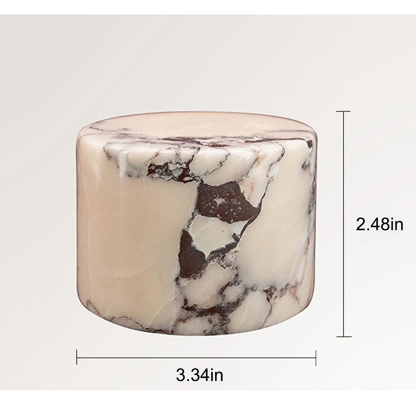 Rechargeable Marble Touch Light - Dimmable LED Tap Lamp, Marble Stone Tap Light for Bedroom Nightstand, Ambient Table Lamp