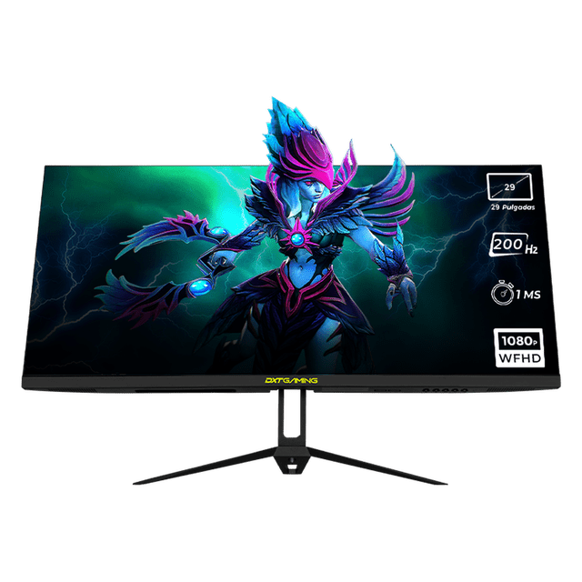Monitor Gamer 29 DXTGAMING Immersion 1ms 200Hz WFHD IPS FreeSync G-Sync Negro negro