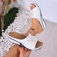 thumbnail image 4 of Pointed Toe Women's Business Office Comfortable Dress Shoes Plus Size Office Work Daily Wear Spring Summer White 6.5, 4 of 9