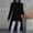 Black, variant on Womens Fall Long Cardigan Sweater Open Front Duster Hooded Cardigan with Pockets Halloween Fall