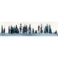 thumbnail image 3 of Popp, Grace 14x7 Black Modern Framed Museum Art Print Titled - Sapphire Grove II, 3 of 5