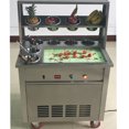 thumbnail image 4 of Máquina comercial para hacer yogur frito de 220 V, máquina grande para hacer helados recién hechos, rollos de helado fritos, 1600 W, 4 of 5