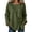 Green, variant on Klisyaur Womens Crew Neck Shirts Side Button Up Long Sleeve Tunic Tops Casual Loose Comfy Fall Winter Blouses