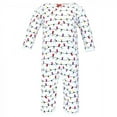 thumbnail image 4 of Hudson Baby Infant Girl Cotton Coveralls, Merry And Bright, 6-9 Months, 4 of 5