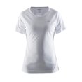 thumbnail image 1 of Craft - Camiseta de manga corta deportiva y ligera modelo Prime para mujer (Blanco), 1 of 1