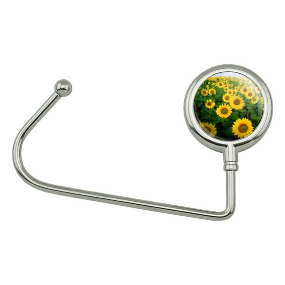 Field of Sunflowers Purse Bag Hanger Holder Hook