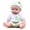 Green, variant on Deago 12" Handmade Lifelike Baby Girl Doll Silicone Vinyl Reborn Lovely Cute Baby Newborn Dolls (Green Clothes)