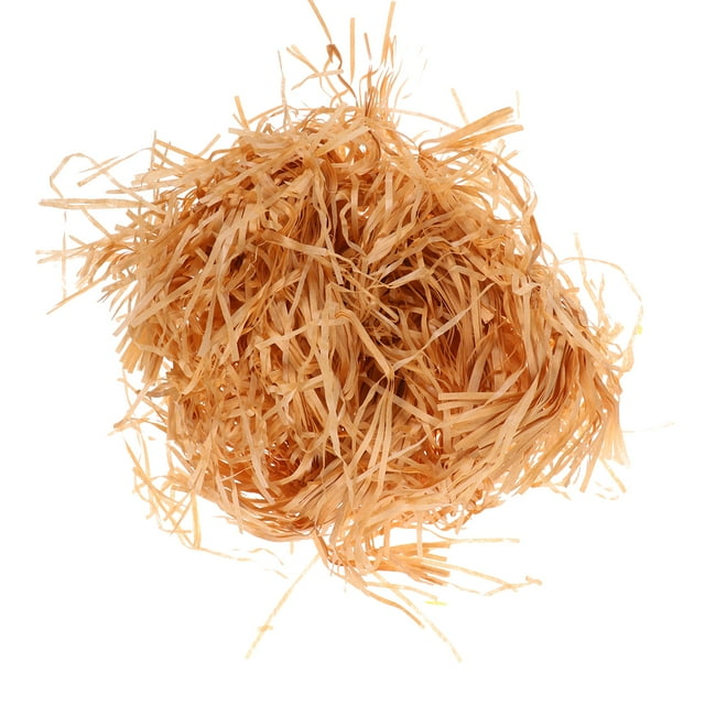 MasteelfCA 5 Packs 100g Creative Paper Filament Gift Box Filling Paper Shredded Paper Filament Party Supplies (Khaki)