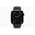 thumbnail image 5 of Apple Watch Series 11 [GPS + Cellular 42mm] Smartwatch with Slate Titanium Case with Black Sport Band - S/M, 5 of 9