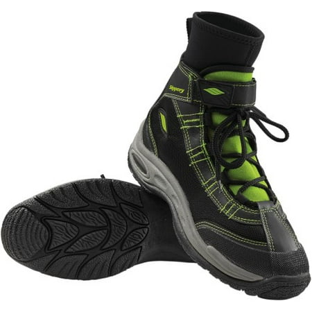 - Slippery Liquid Race Wetsuit Boots Black/Lime