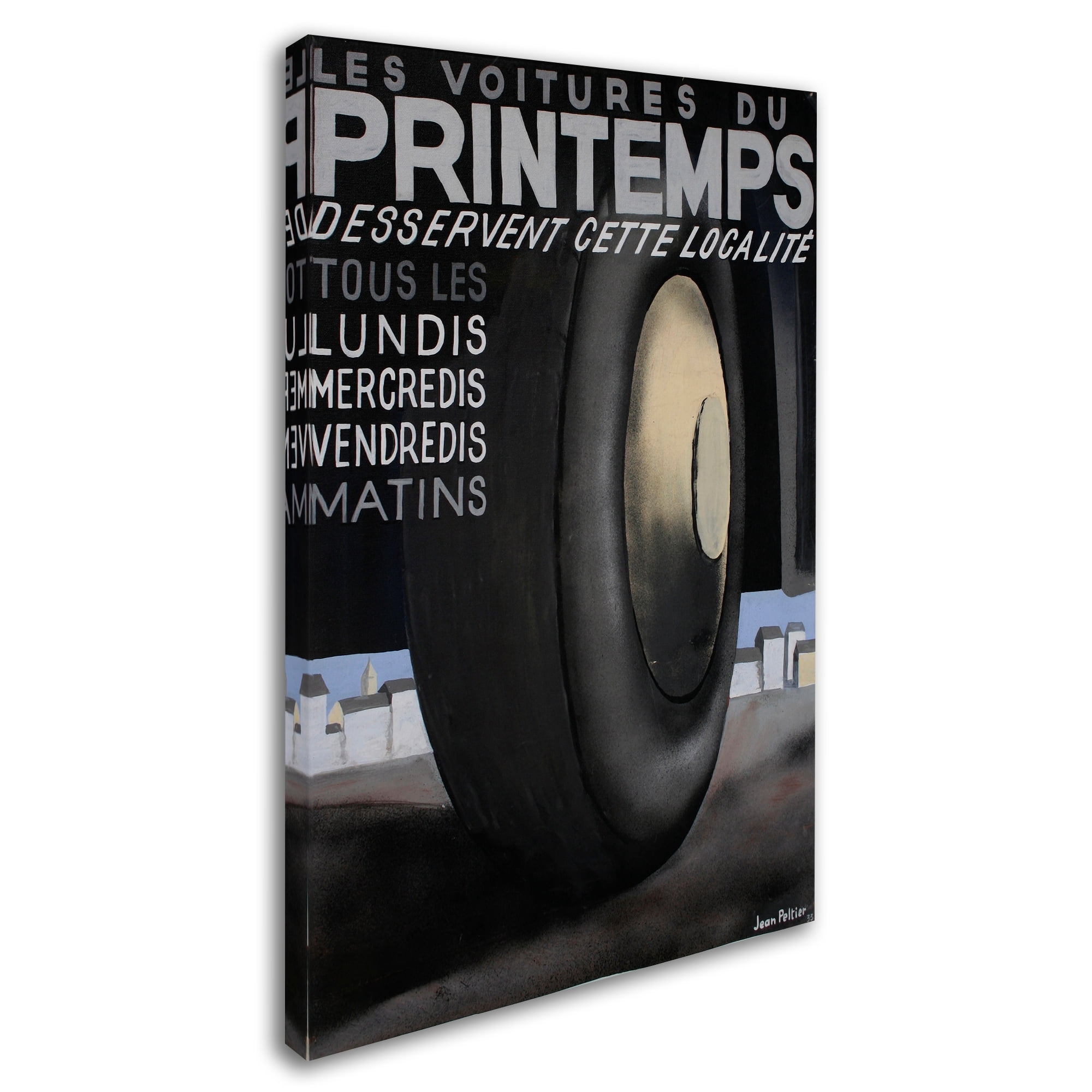 Trademark Fine Art 'Printemps Tires' Canvas Art by Vintage Apple Collection