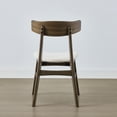 thumbnail image 6 of Spruce & Spring Farmhouse Upholstered Dining Chair with Solid Wood Frame Set of 2, Walnut, 6 of 10