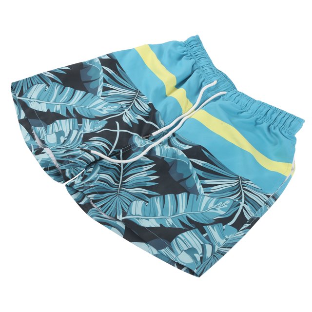 Pantalones cortos de playa, cómodos, impermeables, autoajustables, para usar en cualquier lugar, pantalones cortos estampados para correr, nadar, jugar en la playa para nios de 8 a 16 aosBabyOther Fyydes Descripción de la referencia