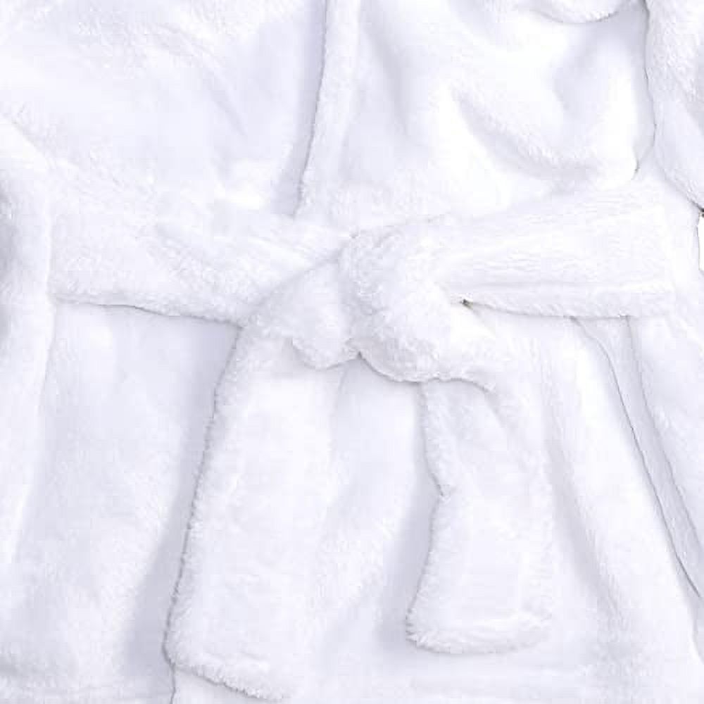 Hudson Baby Infant Plush Animal Bathrobe, Snowman, 0-9 Months