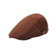 thumbnail image 4 of Sombrero de para hombre, gorra plana, gorra de hiedra, informal, 55-59cm, sombrero de pintor, parasol clásico a la moda, sombrero de vendedor Marrón, 4 of 8