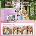 thumbnail image 5 of Beginner Instant Print Camera 24MP w/ 3 Rolls Paper - HD Video Recording Portable Digital for Creative Photography(Purple), 5 of 7