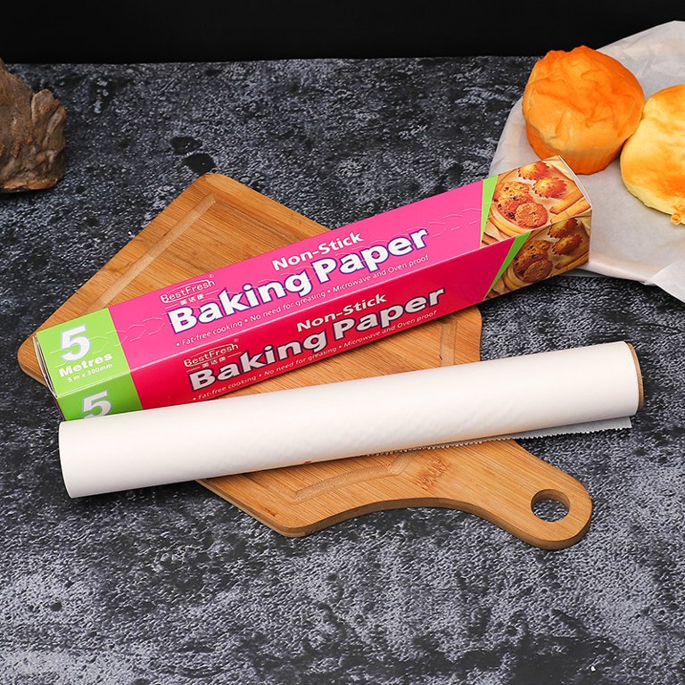 Heavy Duty Parchment Paper Roll High Temperature Resistant Waterproof  Baking Paper For Bread Cookies Heat Press Pans Oven Air Fry 5mx30cm 