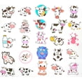 thumbnail image 3 of 50 Pcs Cow Stickers Pack, Vinyl Waterproof Cute Cartoon Animal Sticker for Kids, 3 of 4