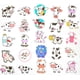 thumbnail image 3 of 50 Pcs Cow Stickers Pack, Vinyl Waterproof Cute Cartoon Animal Sticker for Kids, 3 of 4