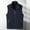 Dark Blue, variant on Youmylove Men Leisure Jacket Winter Soft Warm Zipper Stand-Collar Lamb Velvet With Pockets Sleeveless Outwear Coat Chaquetas De Invierno