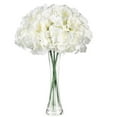 thumbnail image 1 of 6Pcs Artificial Hydrangea Flowers Fake Hydrangea Silk Flowers for Wedding Bouquets DIY Floral Decor Home Decoration with Stems(White), 1 of 3