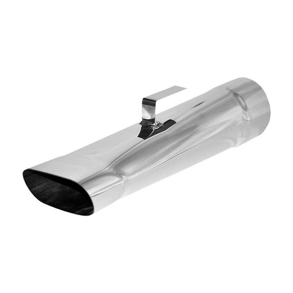 Brand New Polished Stainless Mopar Rectangle Slant Exhaust Tip